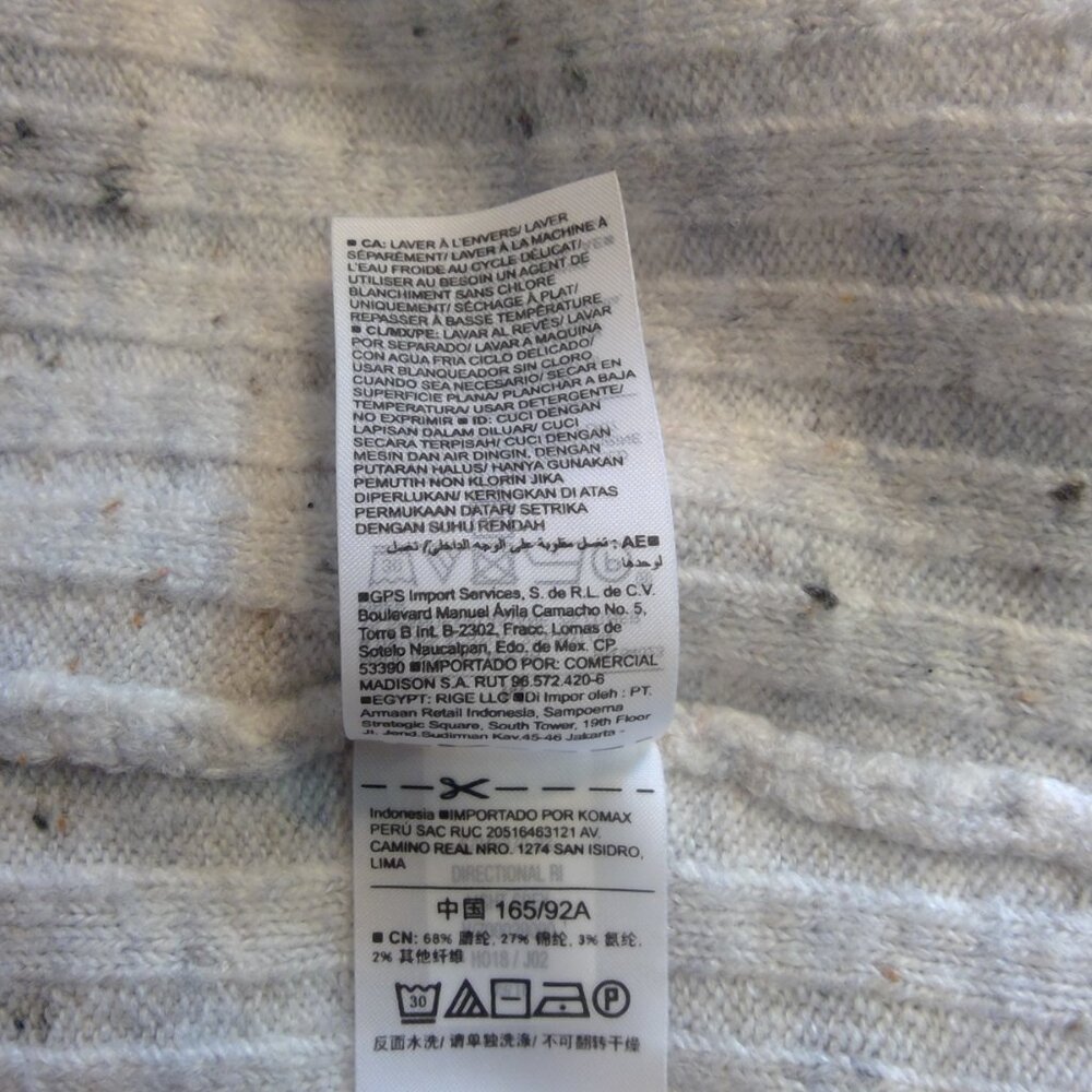 Old Navy Women's Grey Variegated Thread Long Sleeve Sweater (M) - Picture 9 of 9